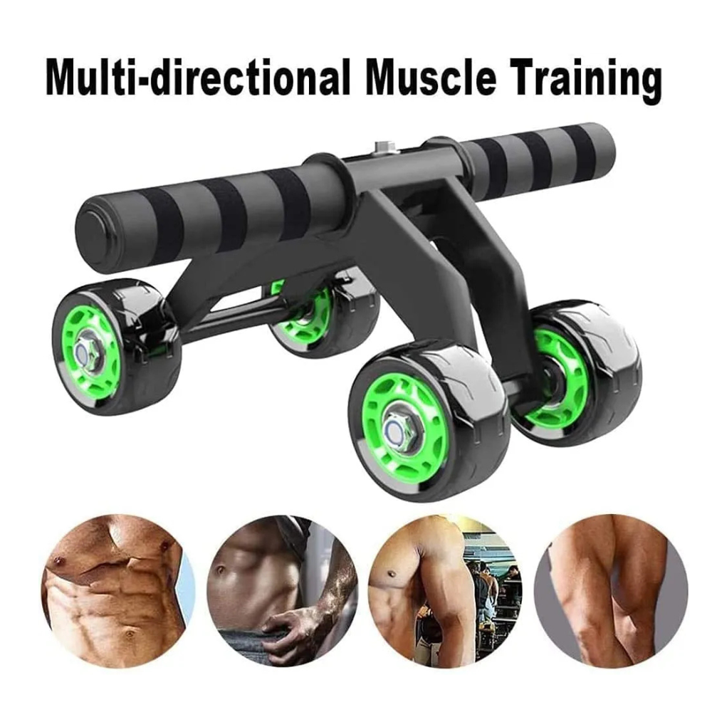 MF 4-Wheel Abdominal Exercise Roller