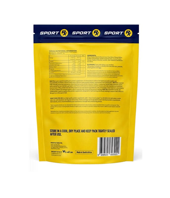 WHEY Rx | Whey Protein for Muscle Recovery, Lean Muscle Support, and Daily Protein Intake