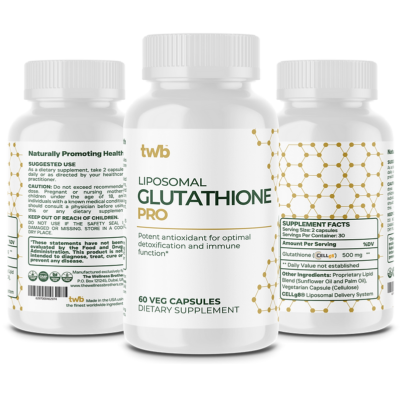 TWB GLUTATHIONE PRO Liposomal caps