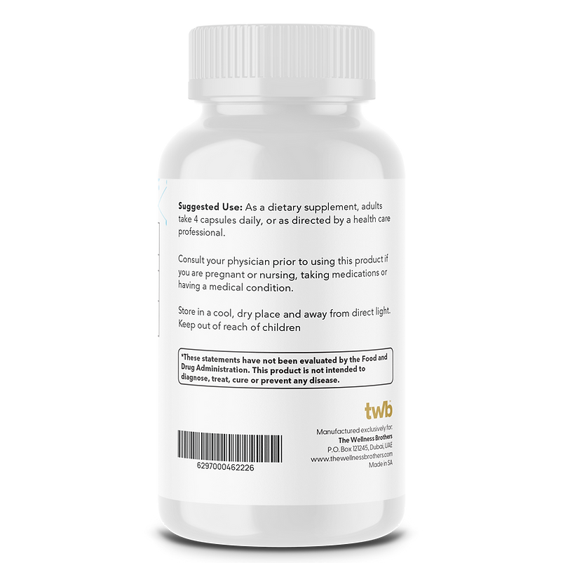 TWB Magnesium Pro | Albion® TRAACS® Magnesium Bisglycinate, 120 Capsules