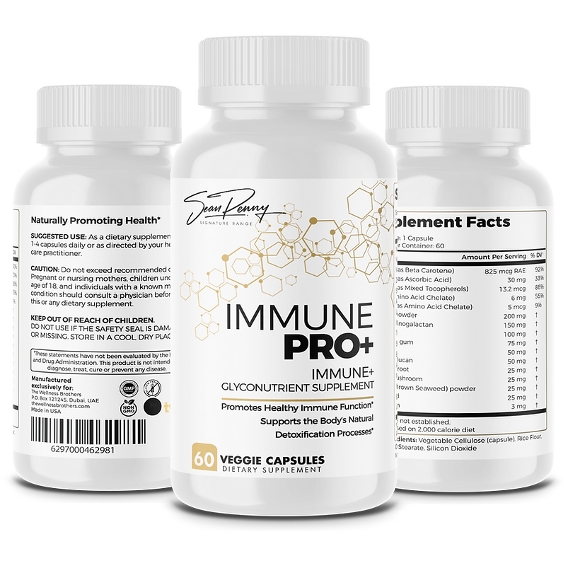 TWB IMMUNE PRO+ Optimal Immune Support | Glyconutrient Supplement