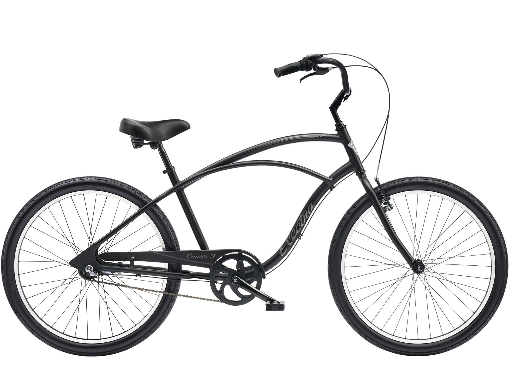 Electra Men's Bike Electra Cruiser 3i Step Over Matte Black