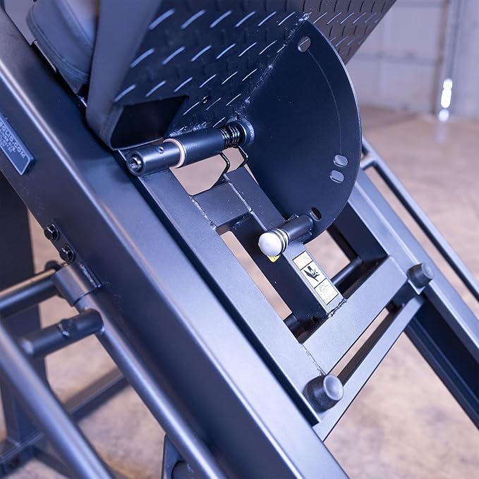 Body-Solid GLPH1100 Leg Press & Hack Squat Machine – Grey/Black | Lower Body Strength Trainer