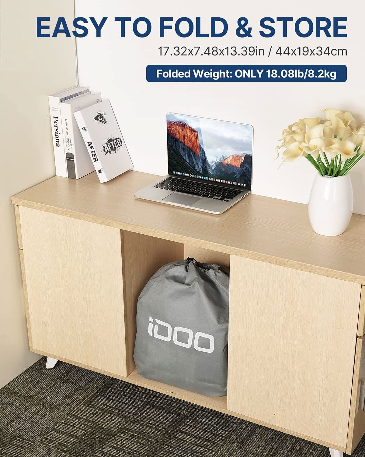 IDOO Air Bed Inflatable Double Mattress with Built-in Electric Pump