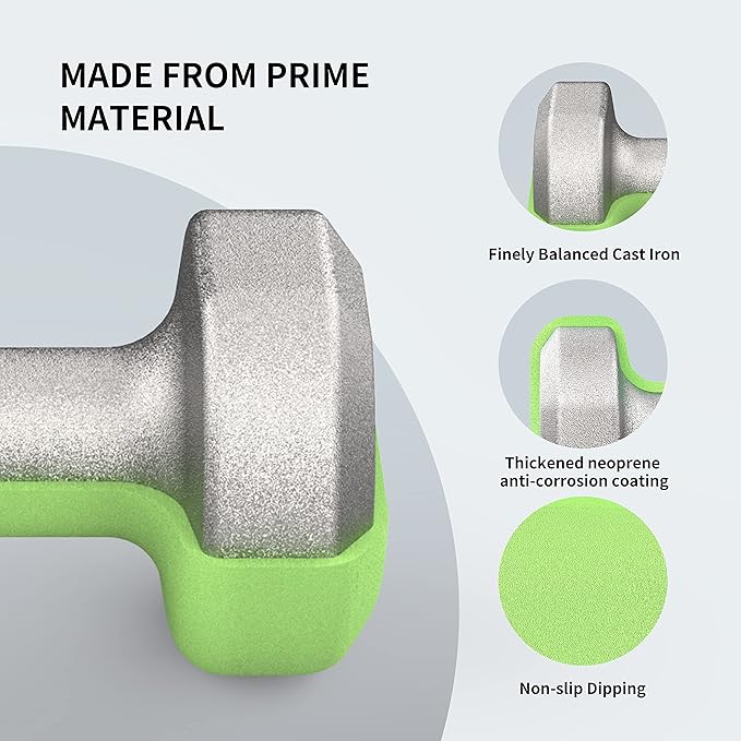 Ta Sports, Proiron Neoprene Dumbbells Weights Exercise & Fitness Dumbbells