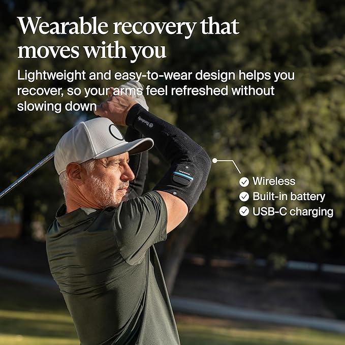 Theragun, Recoverypulse Arm Sleeves, Black