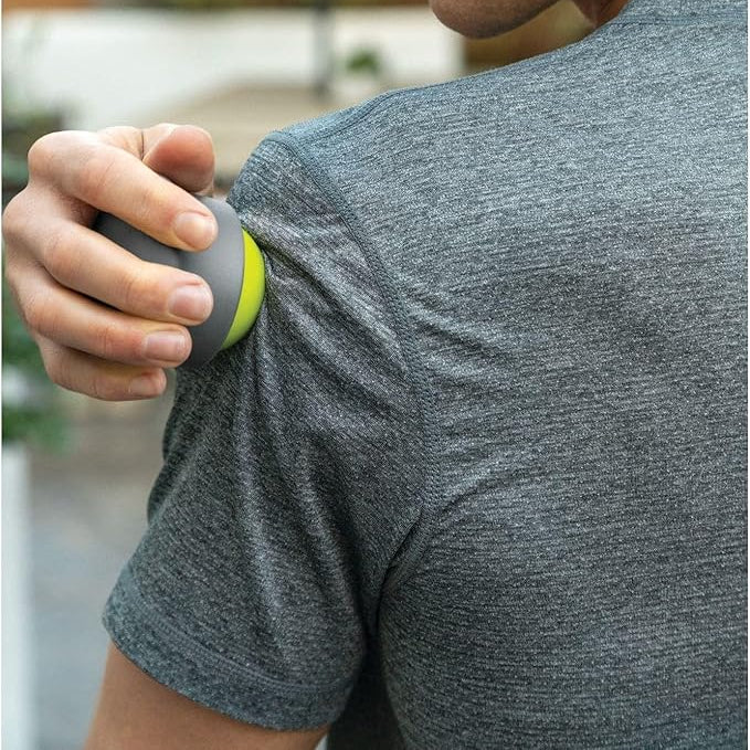 TriggerPoint Performance Handheld Massage Roller Ball, Green/Grey