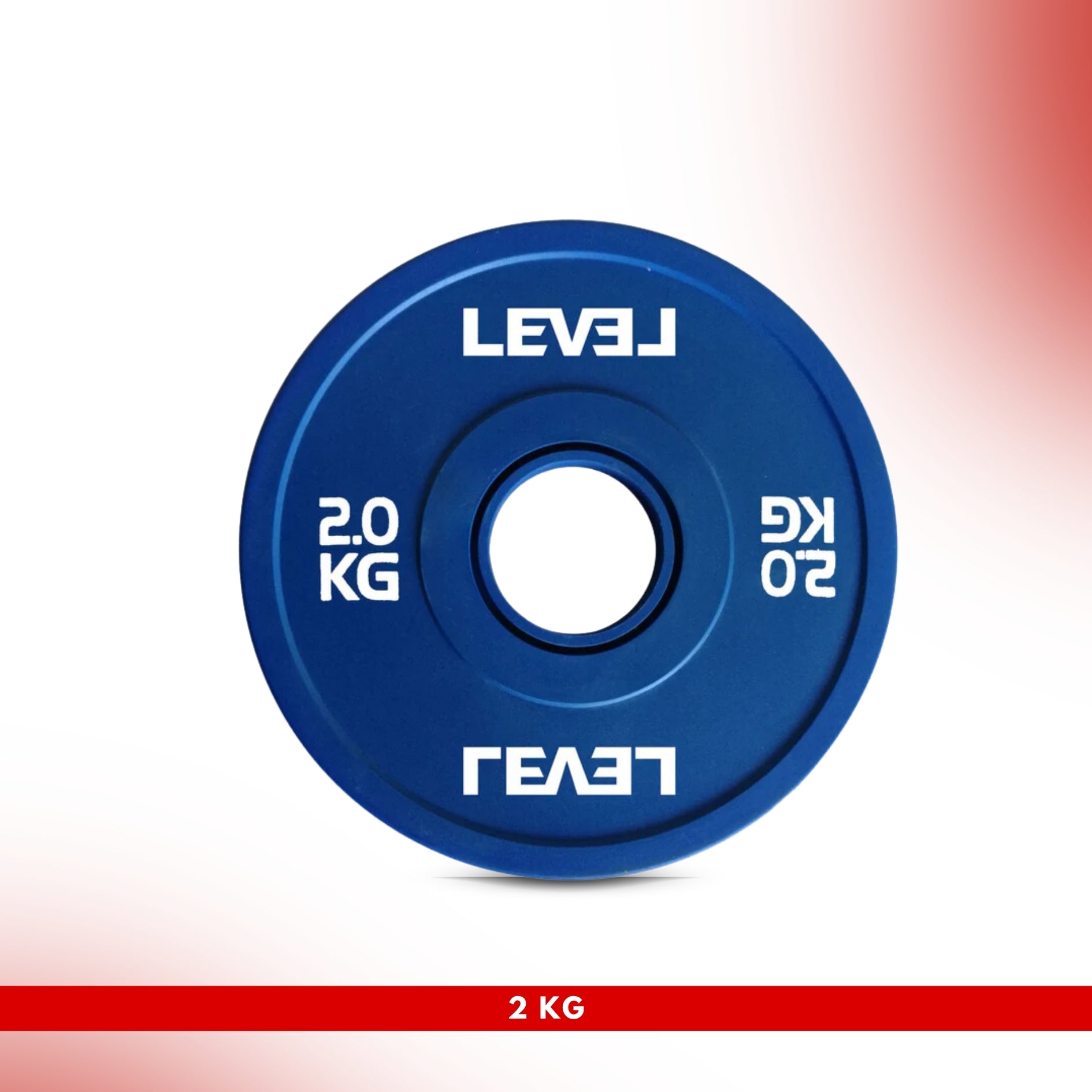 Level Fitness Fractional Bumper Weight Plates 0.5 kg to 2.5 Kg - Sold as Per Piece 2 KG
