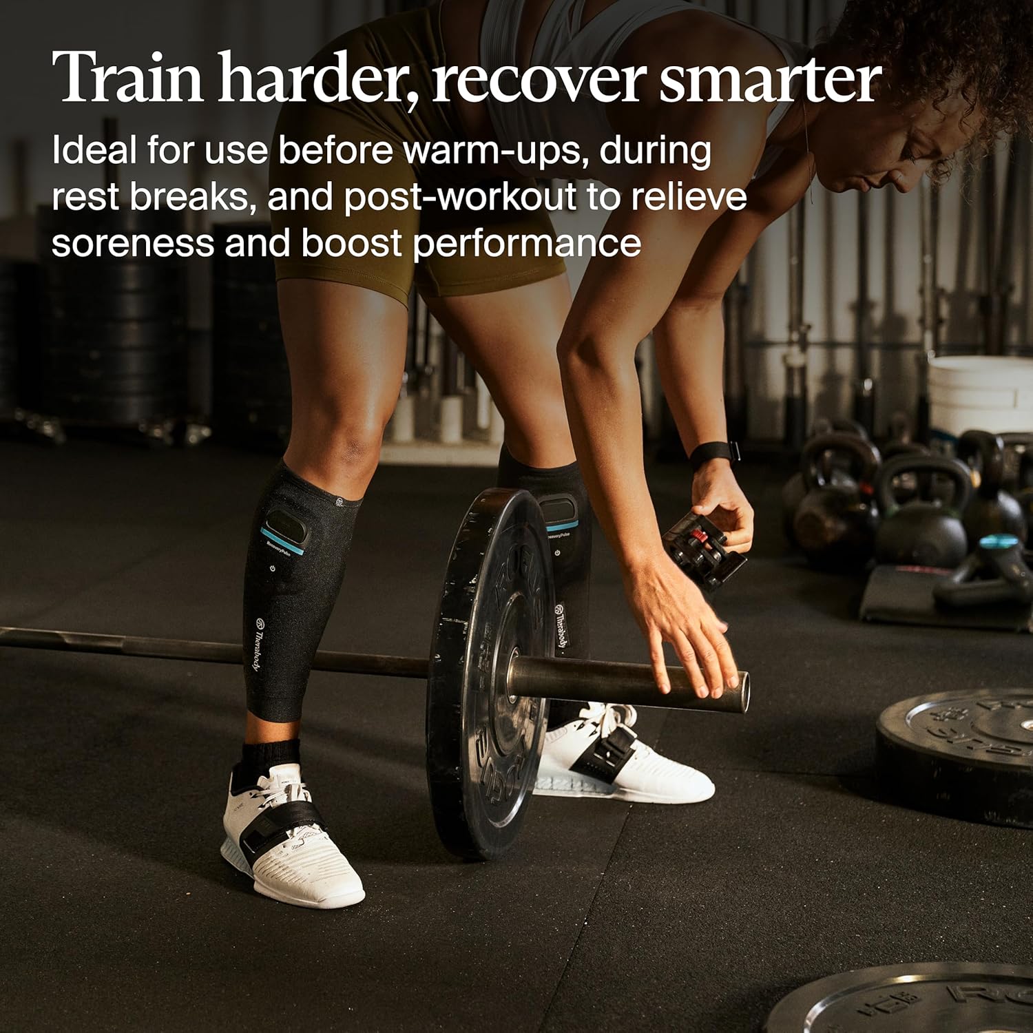 Theragun, Recoverypulse Calf Sleeve, Black