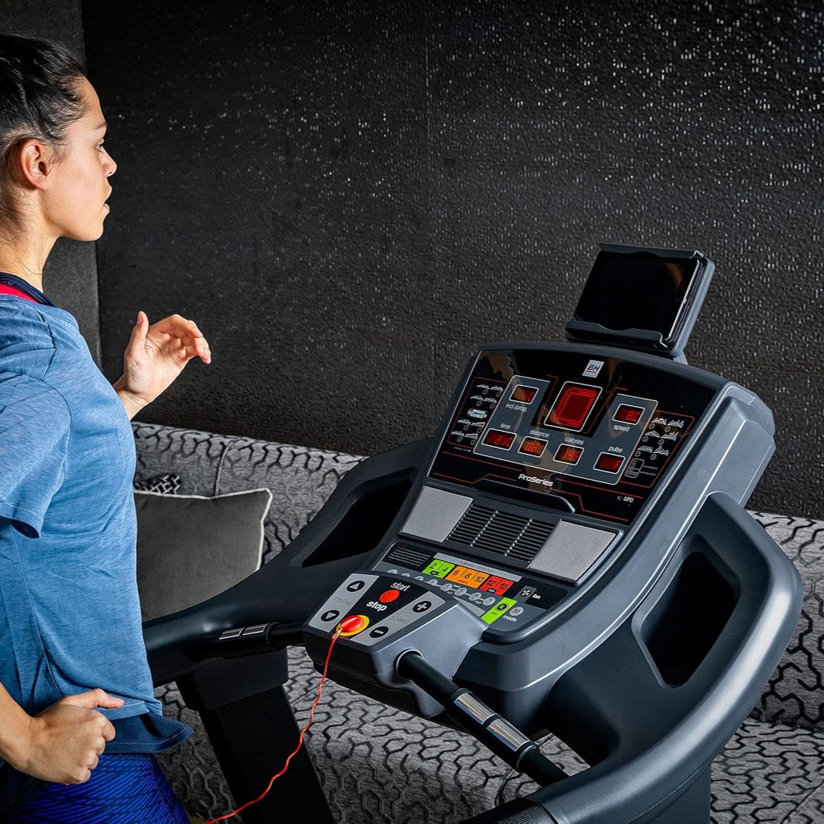 BH Fitness, 3.5 HP RC Magna Treadmill, G6509I