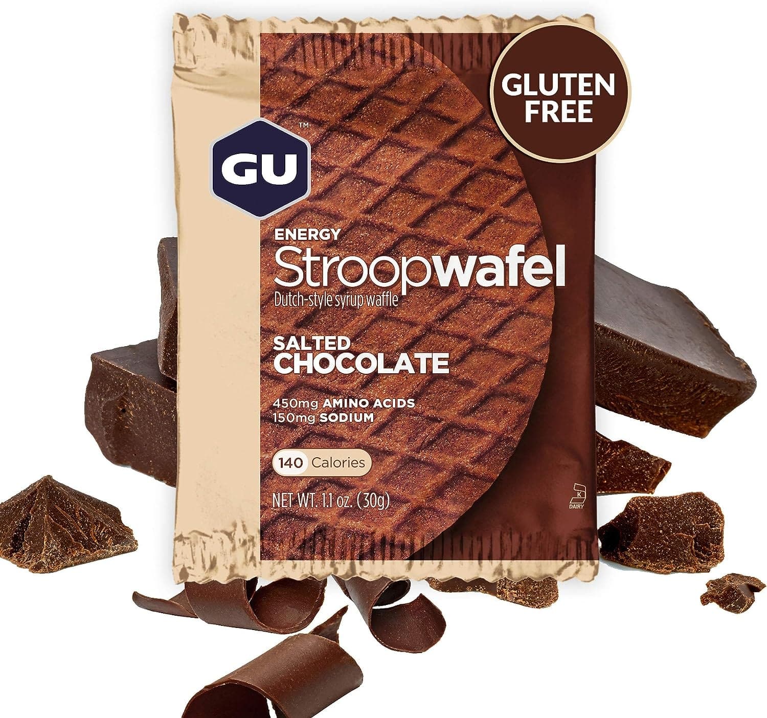 GU Energy Stroopwafel Sports Nutrition Waffle, 16-Count - Athletix.ae