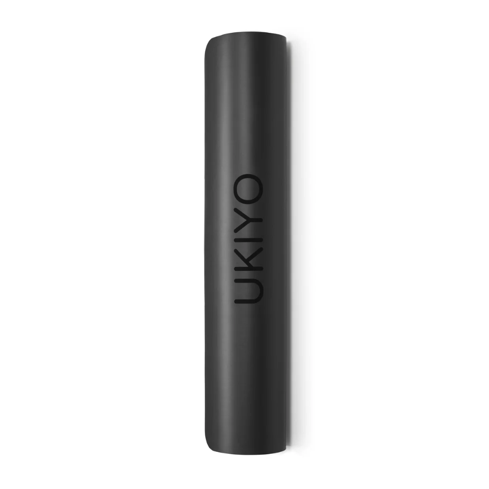Ukiyo 5mm Mat - Natural Rubber Yoga Mat Black