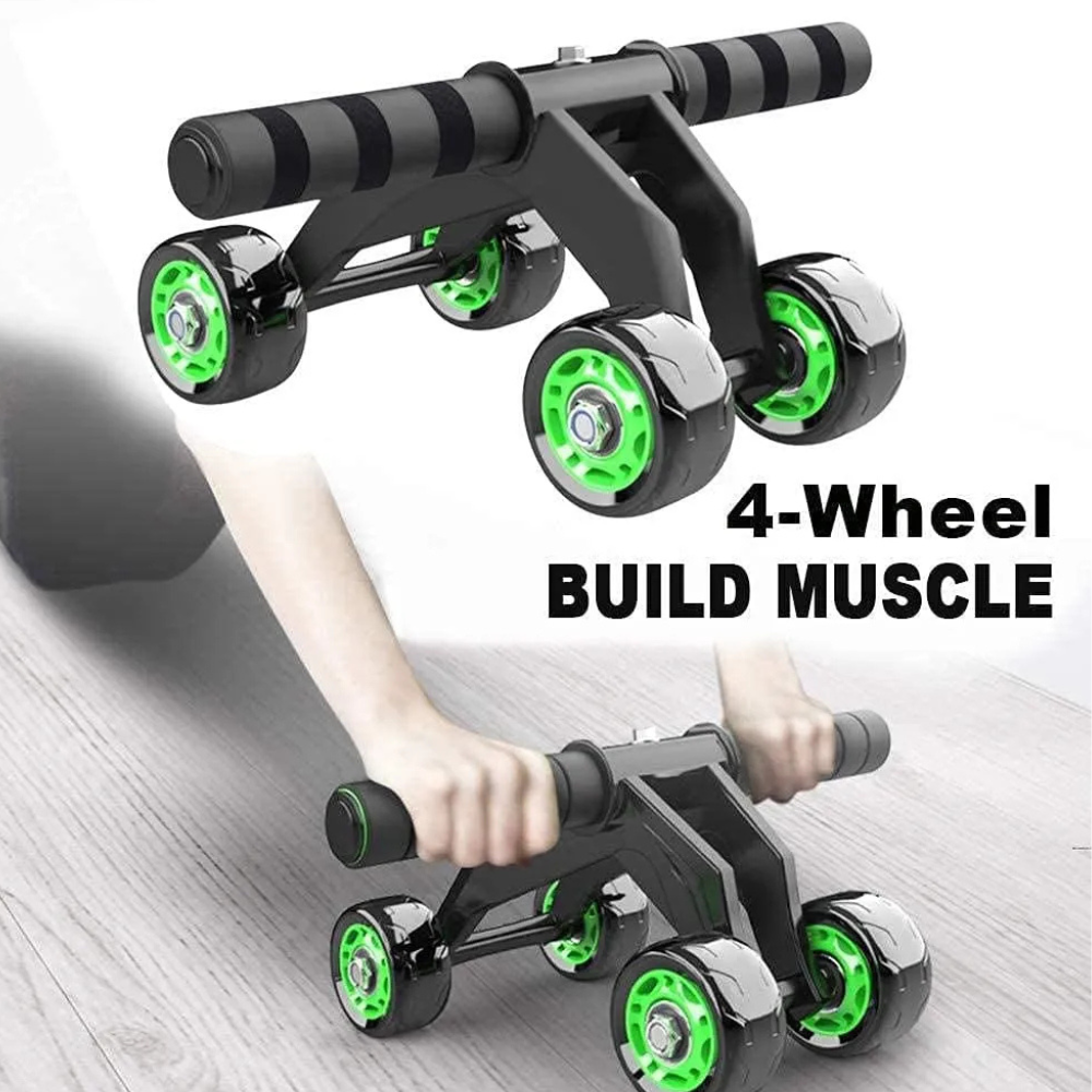 MF 4-Wheel Abdominal Exercise Roller