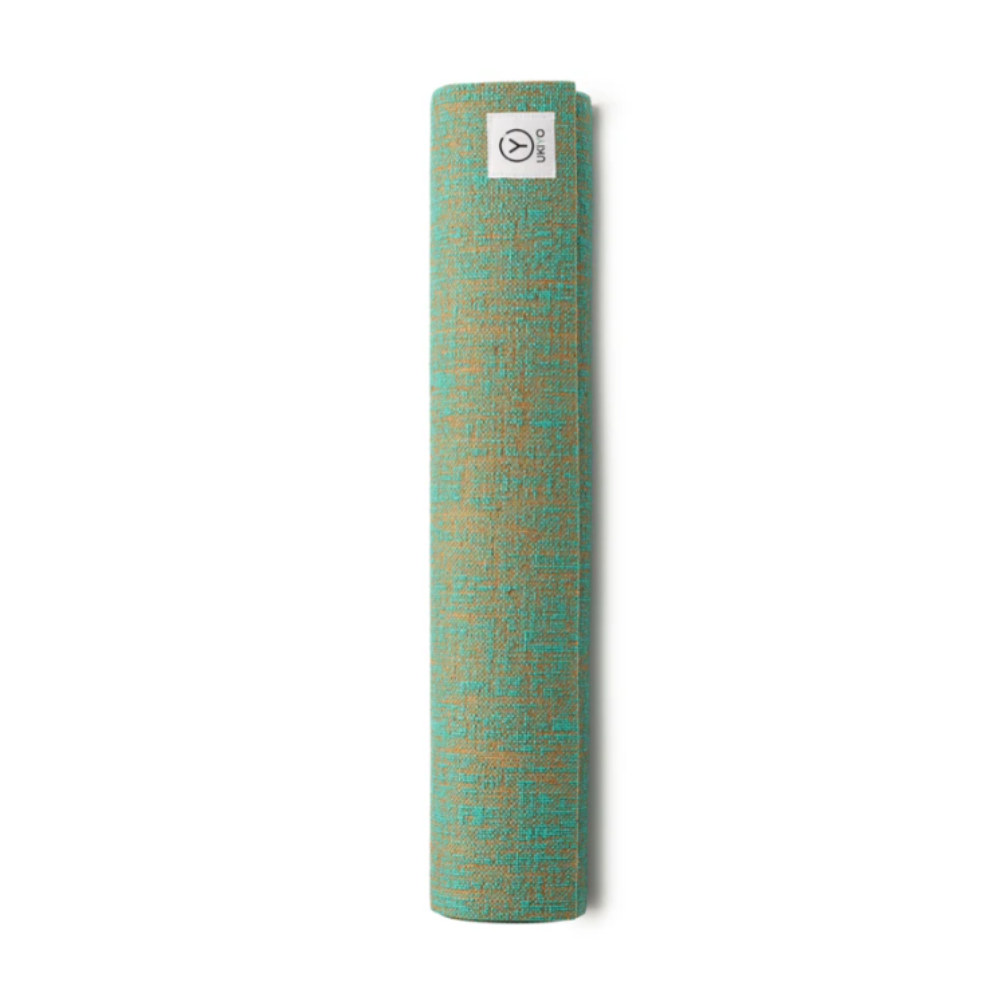 Ukiyo 5mm Jute - Textured Yoga Mat Turquoise