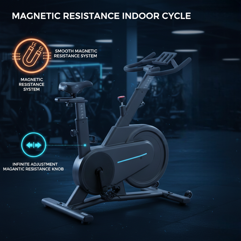 Marshal Indoor Magnetic Stationary Bike with Bluetooth