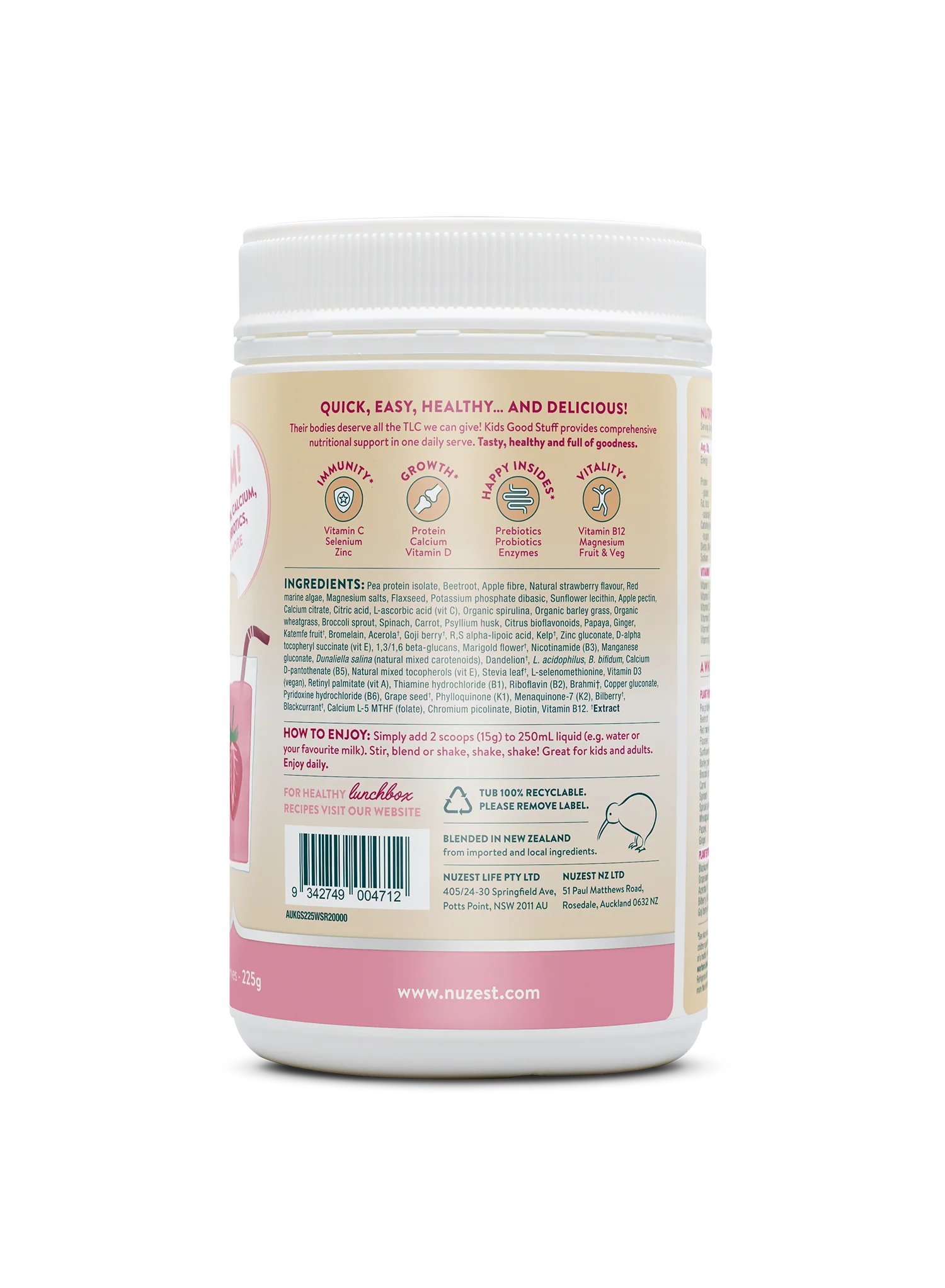Nuzest Kids Good Stuff, Multinutrient Smoothie Mix