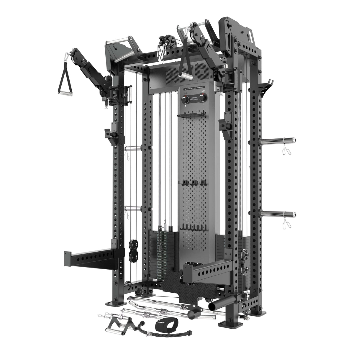Axox Fitness R5 Pro Functional Trainer with Adjustable Bench – Dual 90KG Weight Stacks