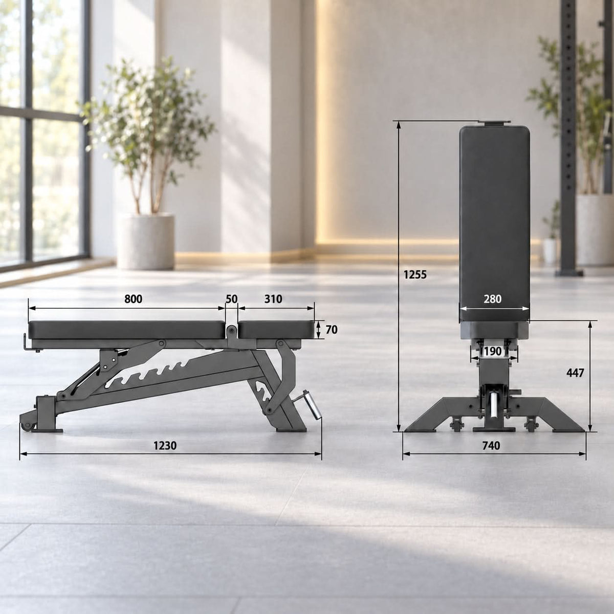 Axox Fitness R7 Pro Functional Trainer with Adjustable Bench – Multi-Function Home Gym Machine