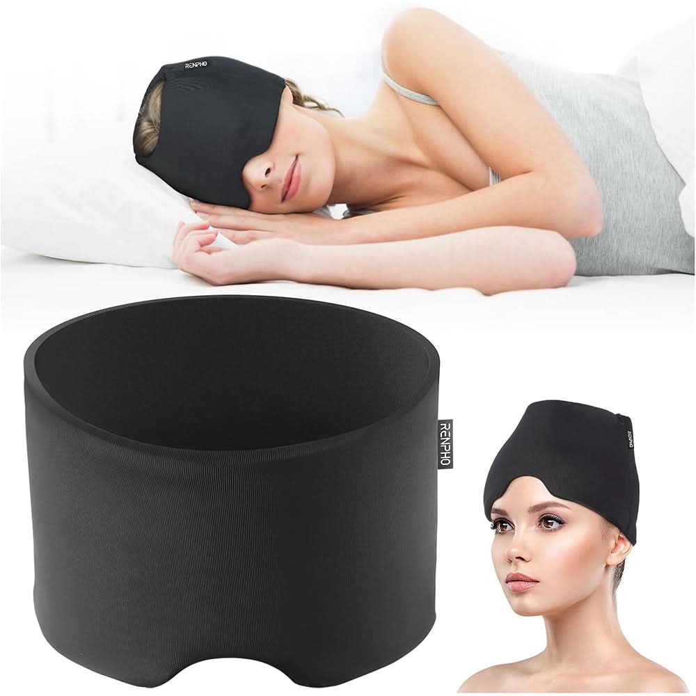 RENPHO Ice Head Wrap for Migraine Relief – Hot & Cold Therapy Cap