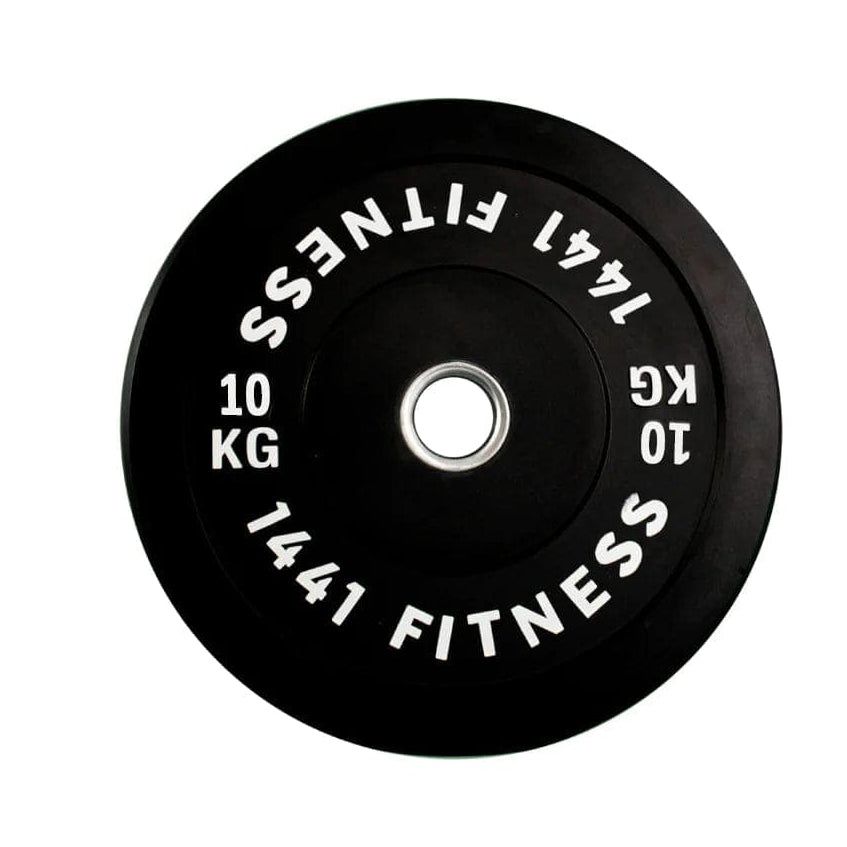 Combo 1441 Fitness 7 Ft Olympic Bar with Rubber Bumper Plates - 120 KG Set