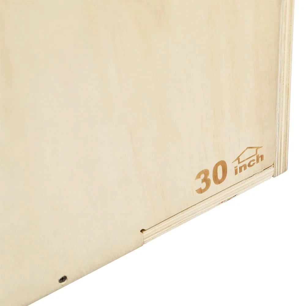 1441 Fitness 3 in 1 Wooden Plyo Box – 24 × 30 × 20 Inches