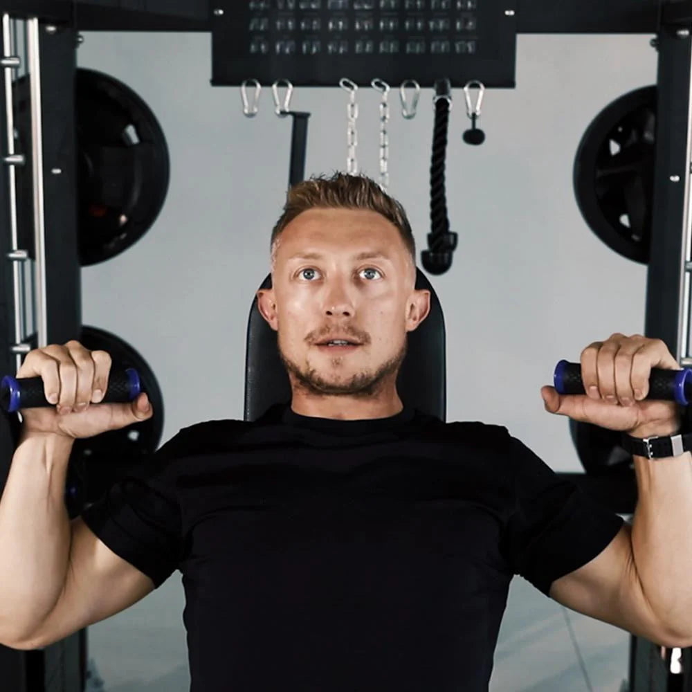 Force USA F100 All-In-One Trainer Pin Loaded (Includes 15kg Barbell)