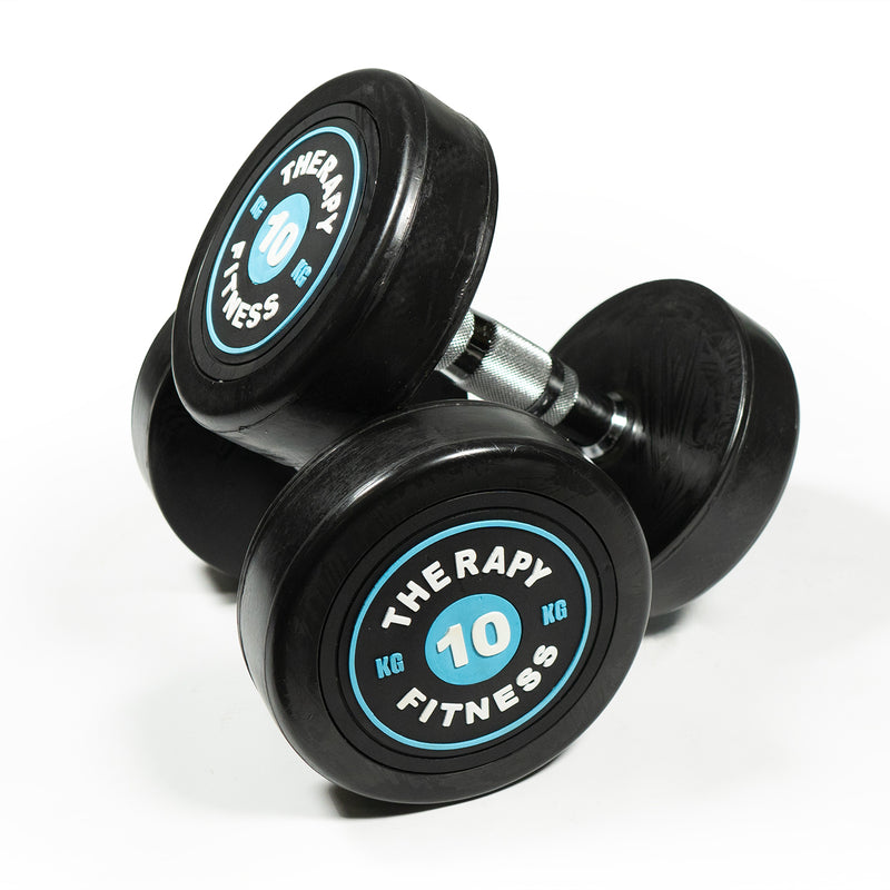 DS Round Rubber Dumbbells - 2.5Kg to 30 Kg 10 KG