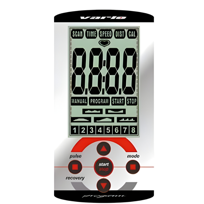 BH Fitness, Vario Pro Rower, R350, Silver & Black