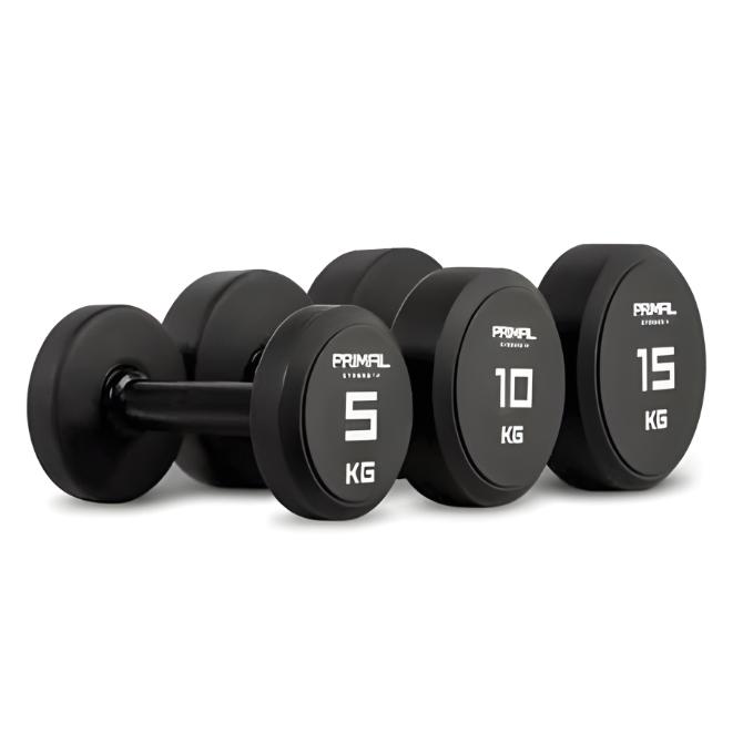 Combo, York, Urethane Dumbbell Set 2.5Kg-25Kg, Black