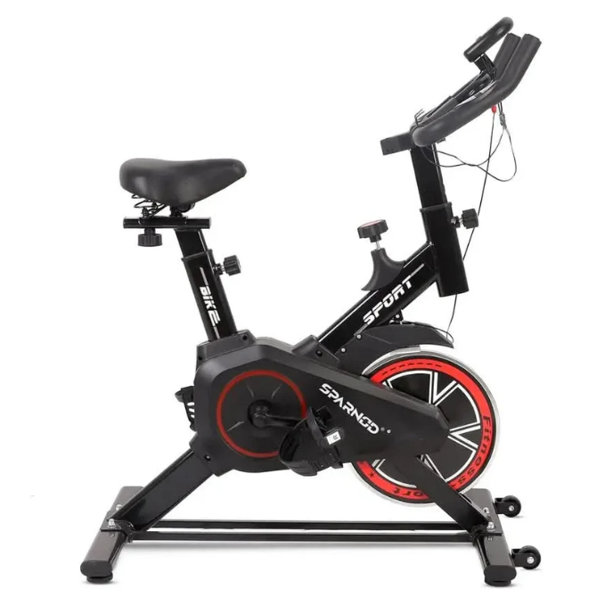 Sparnod Fitness Exercise Bike With 8Kg Flywheel & Hand Pulse, SSB-08