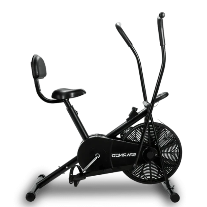 Sparnod Fitness, Dual Action Air Bike with Back Support, SAB-05