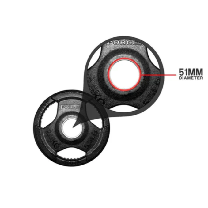 Force USA Rubber Coated Olympic Weight Plate