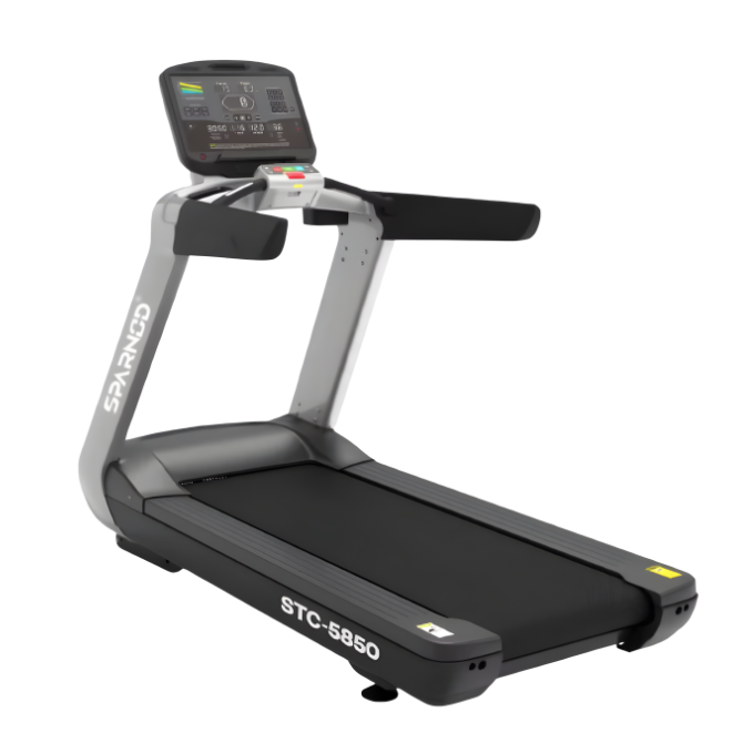 Sparnod Fitness, (6 HP AC Motor) Automatic Motorized Walking and Running Commercial Treadmill, STC-5850