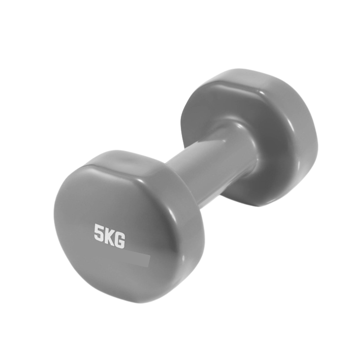 Bloom Fitness Vinyl Dumbbell Pairs Grey