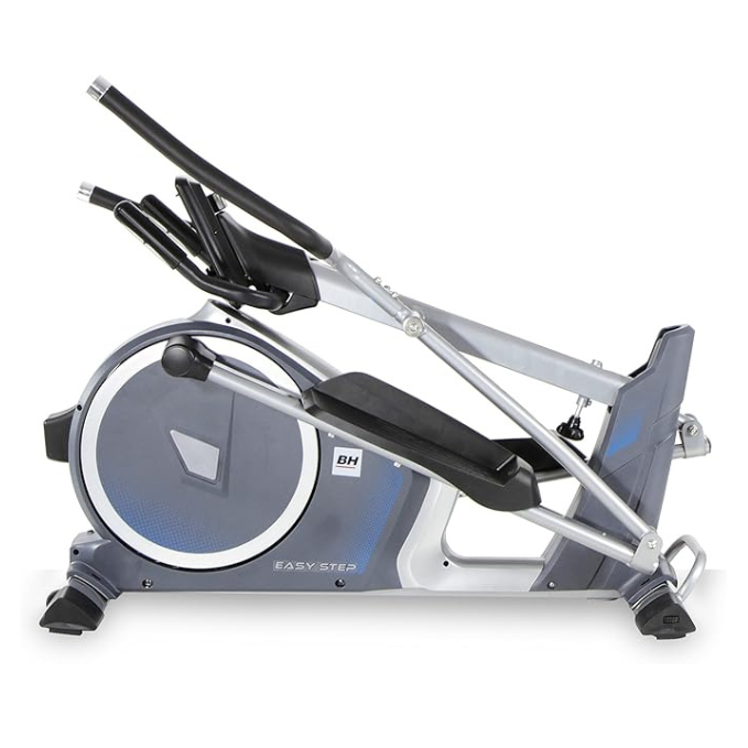 BH Fitness, Easystep Dual Cross Trainer Foldable Elliptical Bike, G2518, Silver