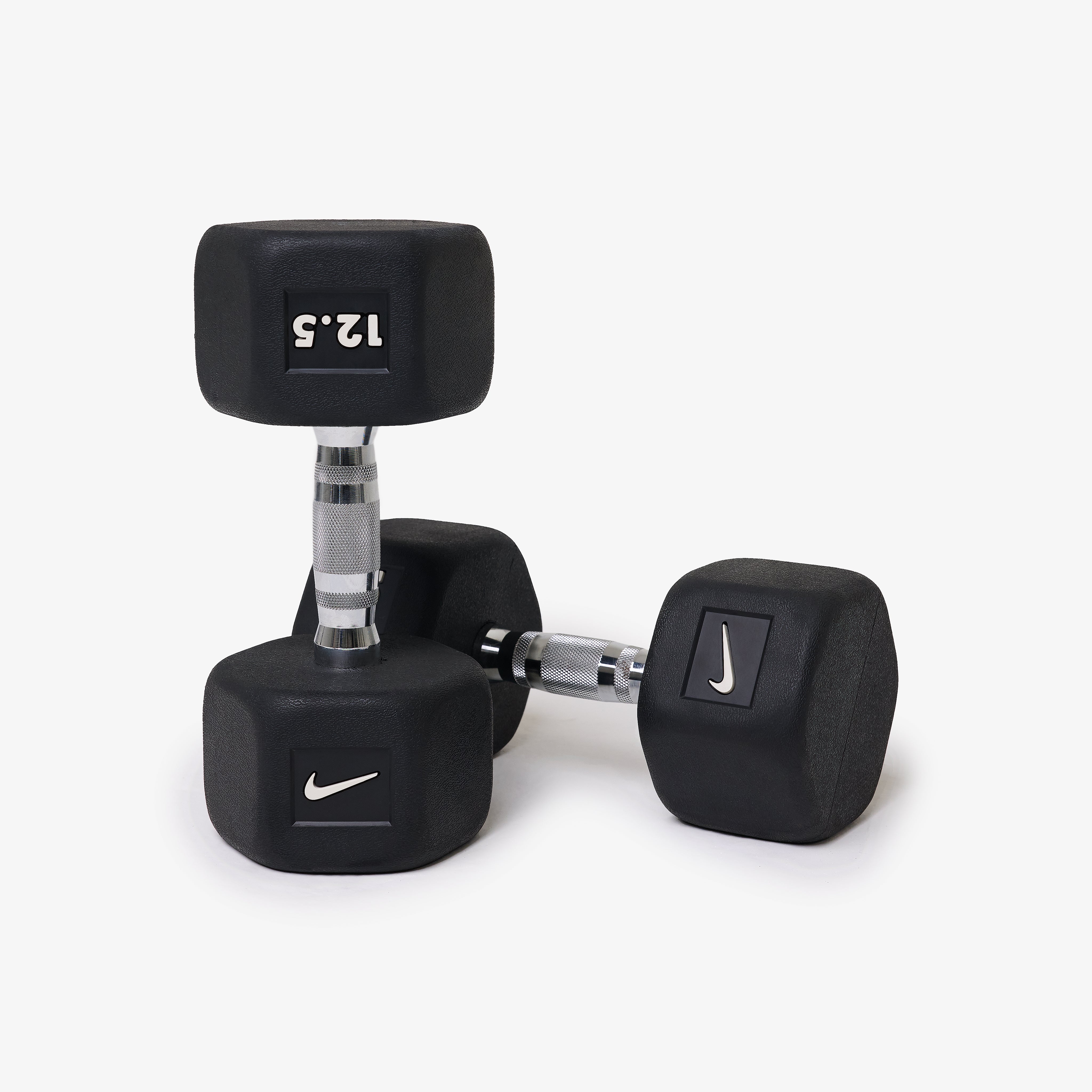 Nike Dumbbell Black White 12.5 kg