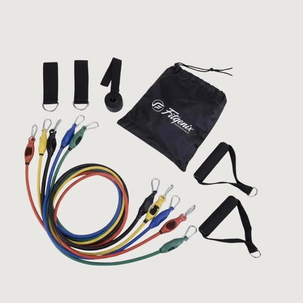 Fitgenix 11-Piece Resistance Band Set | Workout Bands 
