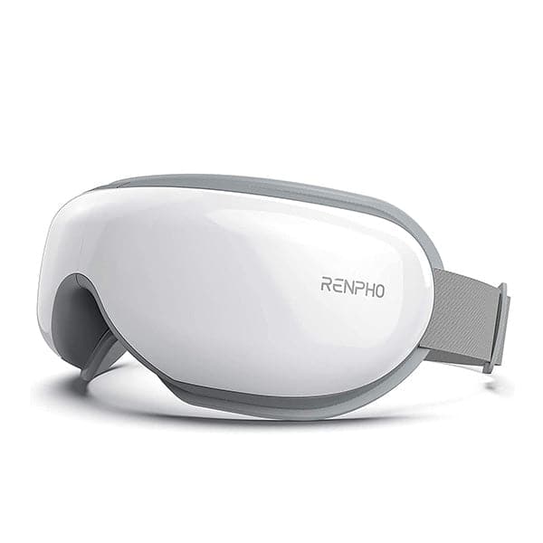 Renpho Eye Massager with Heat & Bluetooth Music, Rechargeable Eye Care Machine with 5 Modes, White