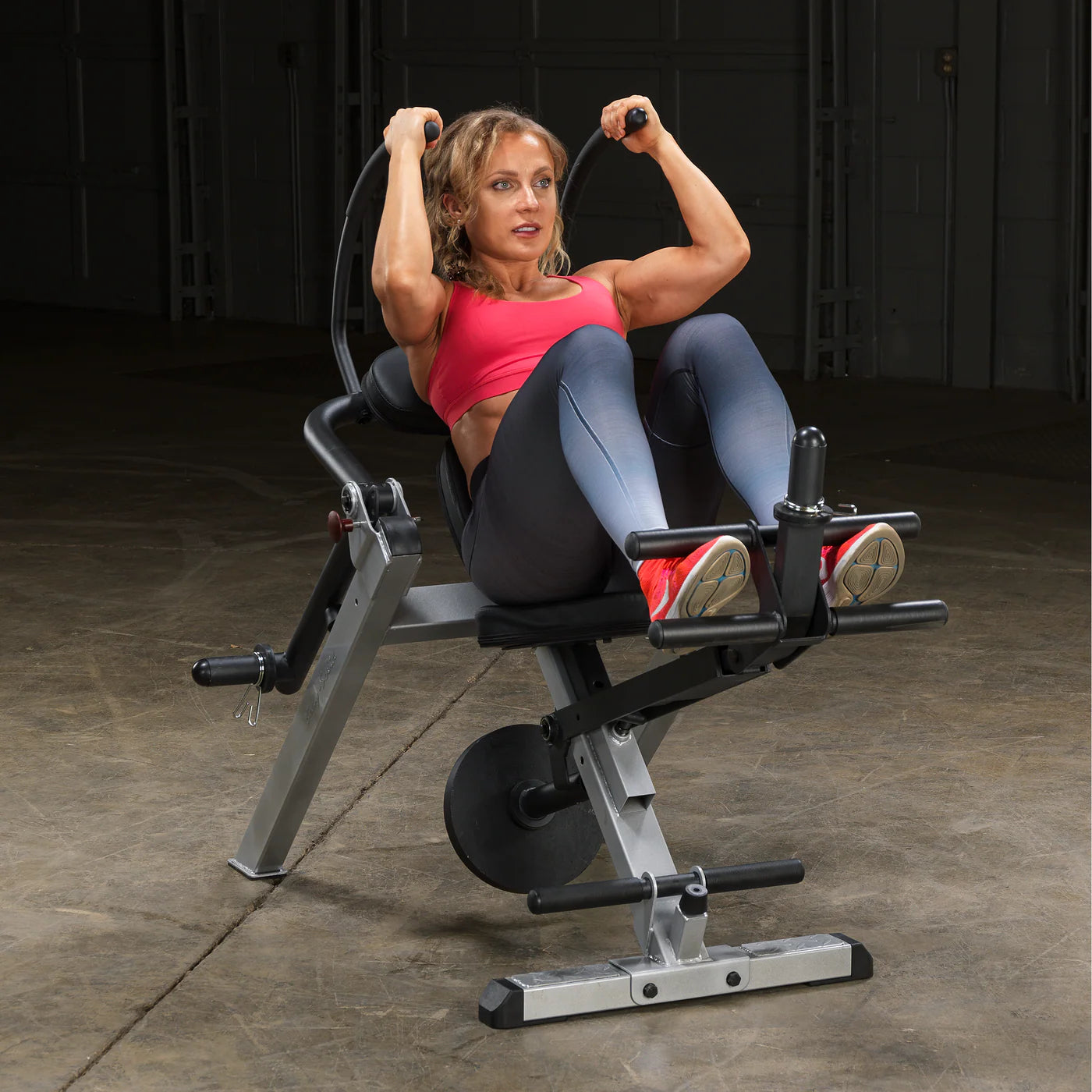 Body Solid GAB300 Semi-Recumbent Ab Bench – Adjustable Core Training Machine