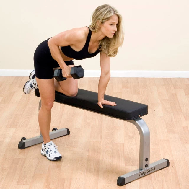 Body Solid GFB350 Heavy-Duty Flat Bench – Commercial Steel Frame