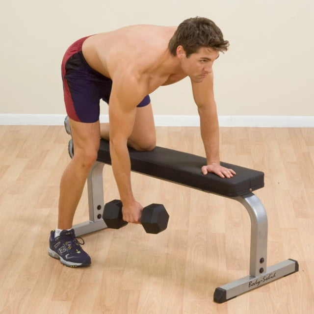 Body Solid GFB350 Heavy-Duty Flat Bench – Commercial Steel Frame