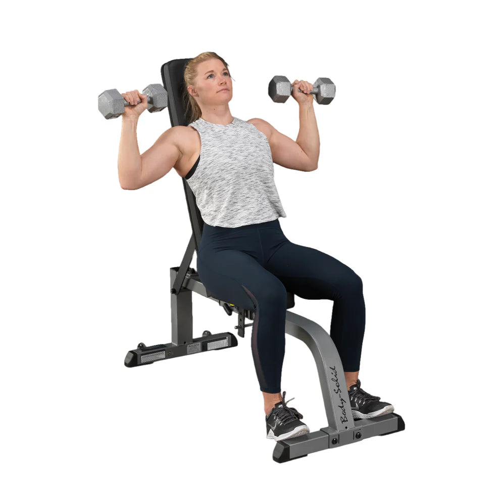 Body Solid GFI21 Flat & Incline Bench – Heavy-Duty Commercial Bench