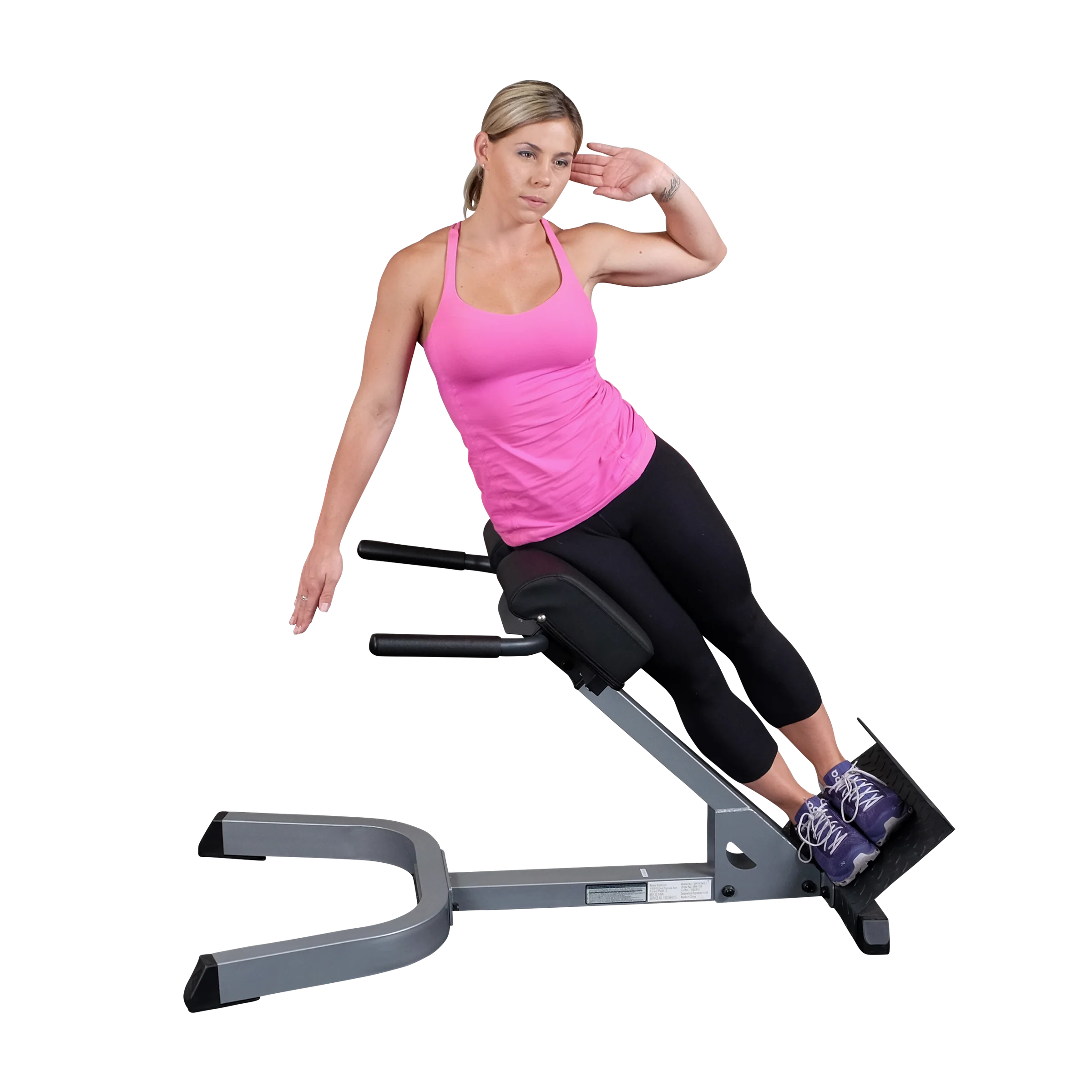 Body Solid GHYP345 45° Back Hyperextension – Core & Lower Back Trainer