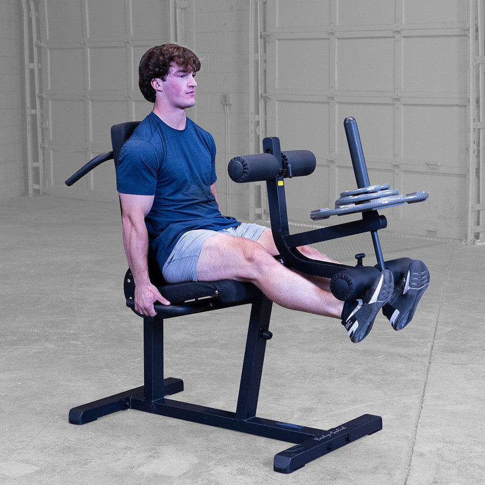 Body Solid GLCE365 Seated Leg Extension & Curl Machine – Quad & Hamstring Trainer