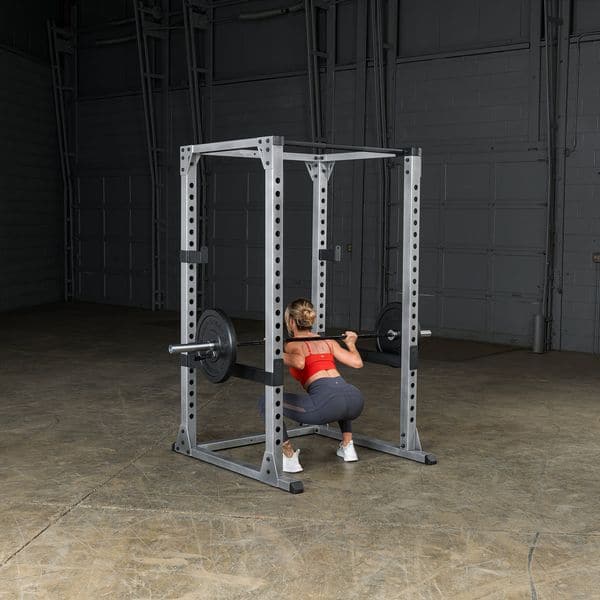 Body Solid Pro Power Rack/Squat Rack, Gray, GPR378 - Athletix.ae