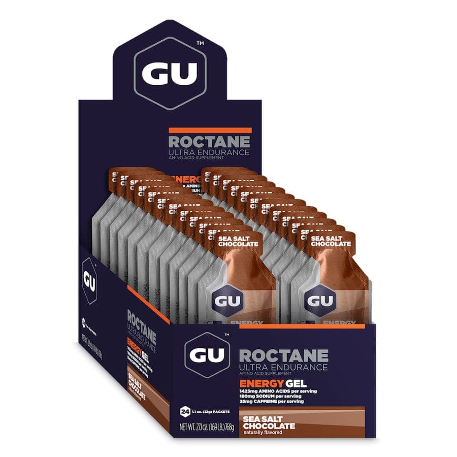 GU Energy Roctane Ultra Endurance Energy Gel, 24-Count (Seasalt Chocolate, 24-COUNT) - Athletix.ae