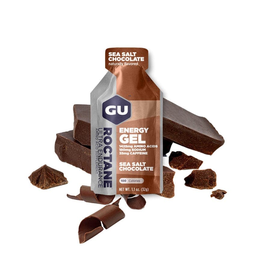 GU Energy Roctane Ultra Endurance Energy Gel, 24-Count (Seasalt Chocolate, 24-COUNT) - Athletix.ae