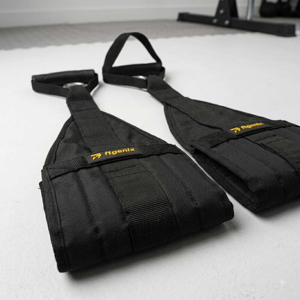 Fitgenix Hanging Strap – Suspension Training Strap with Two Handles