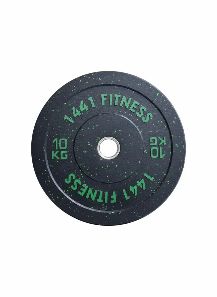 1441 Fitness Speckled Bumper Plates, 5KG to 25KG, Sold as Piece 10KG