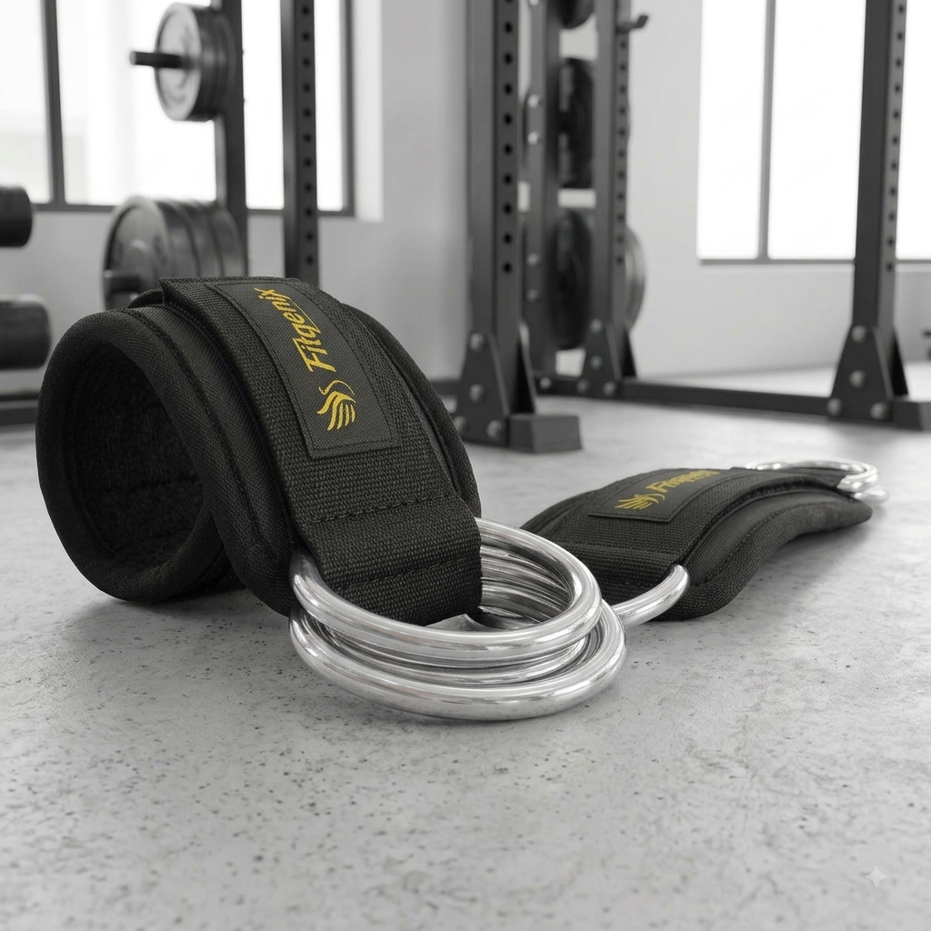 Fitgenix Ankle Strap – Cable Machine Attachment for Leg & Glute Training